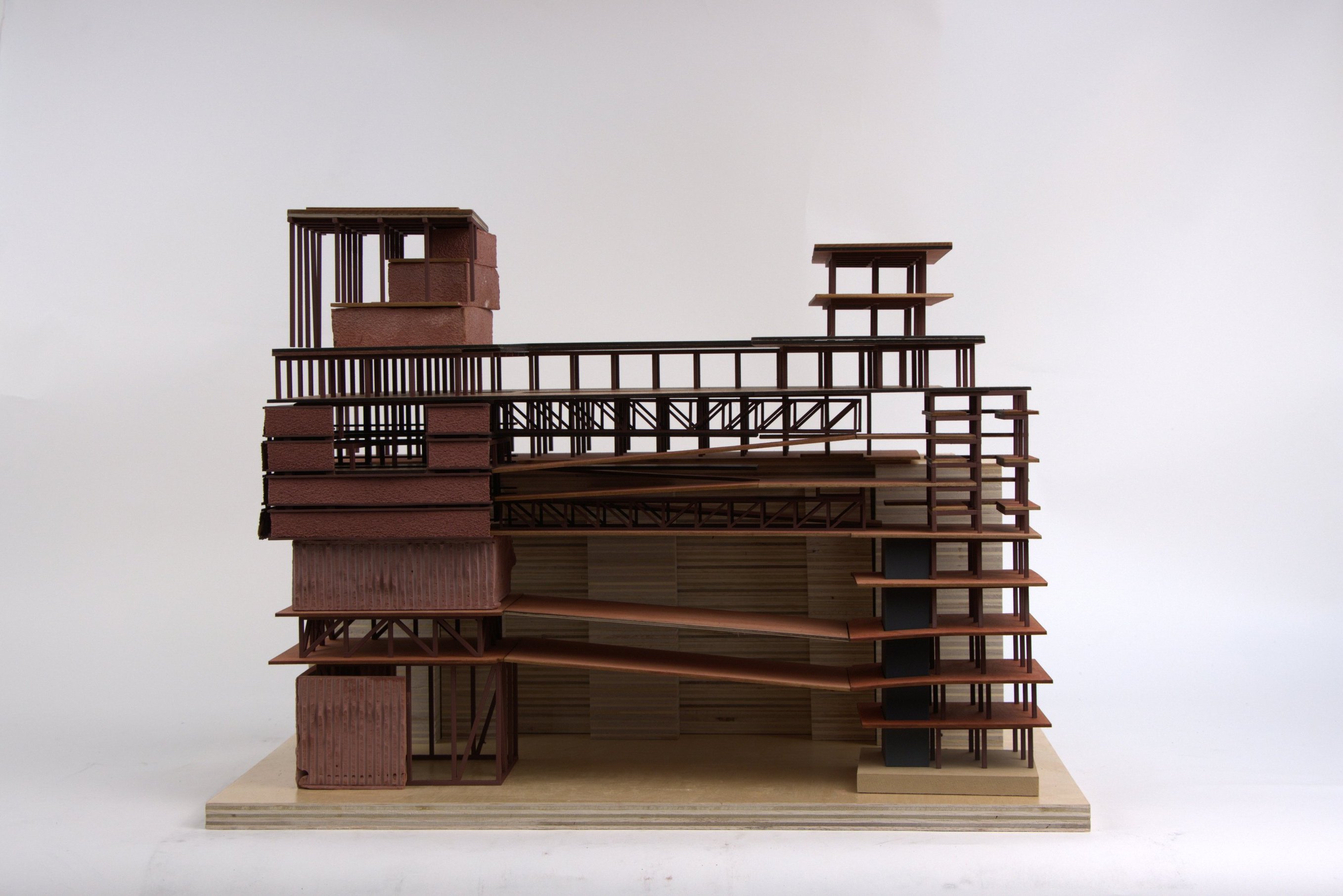 Design School in Mexico City, final model