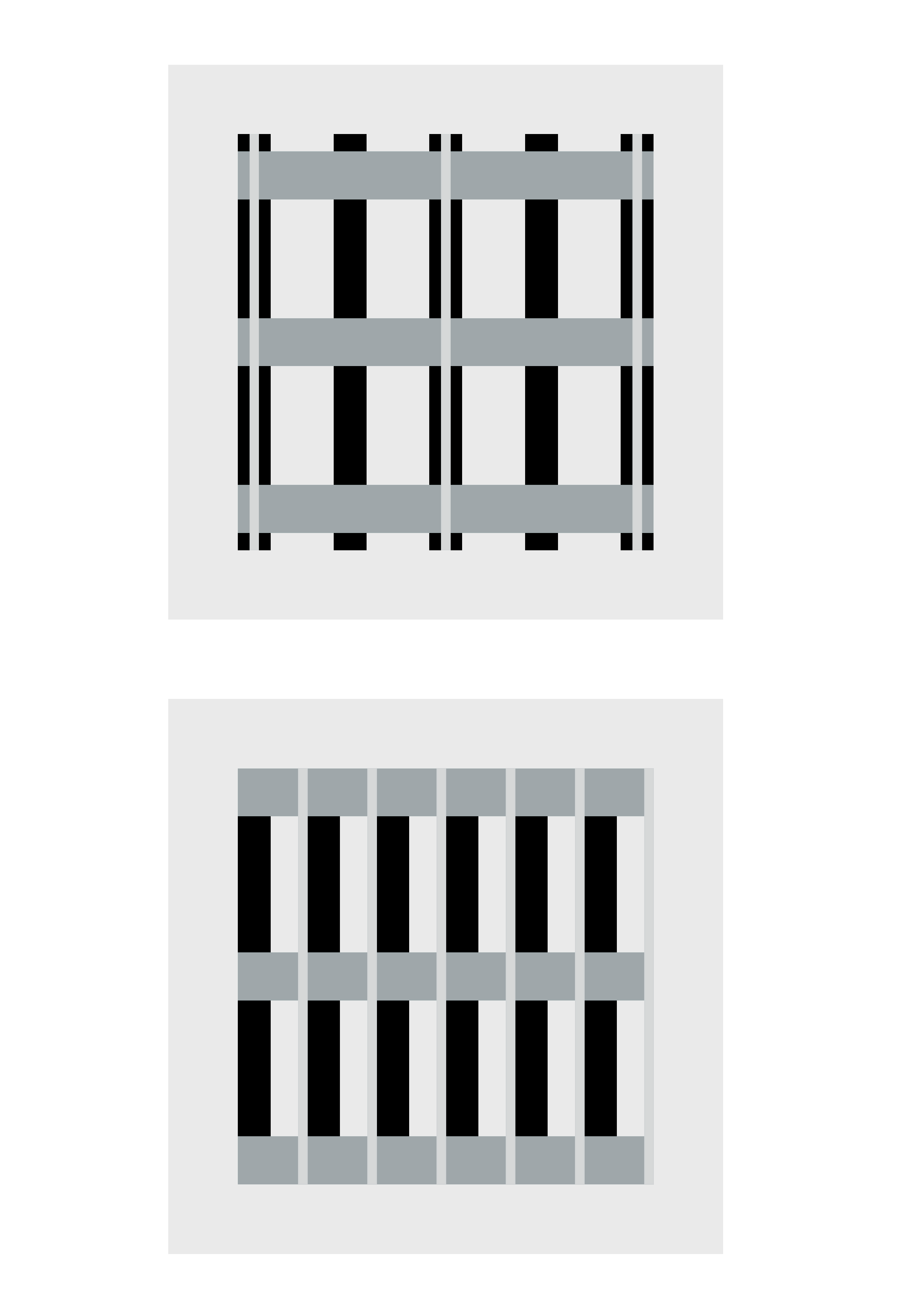 Digital grid figure study 1 and 2