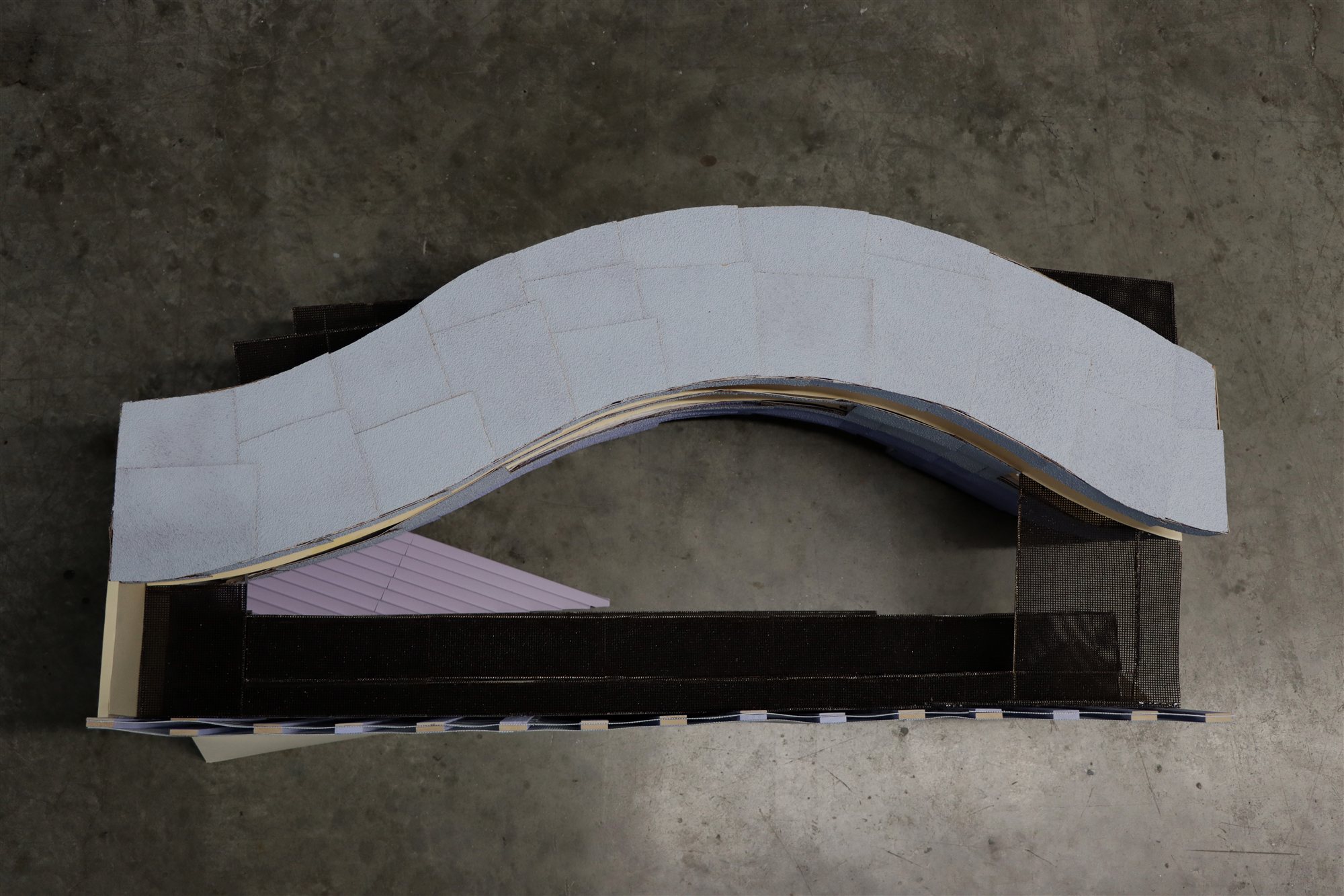 Final massing model, view 7