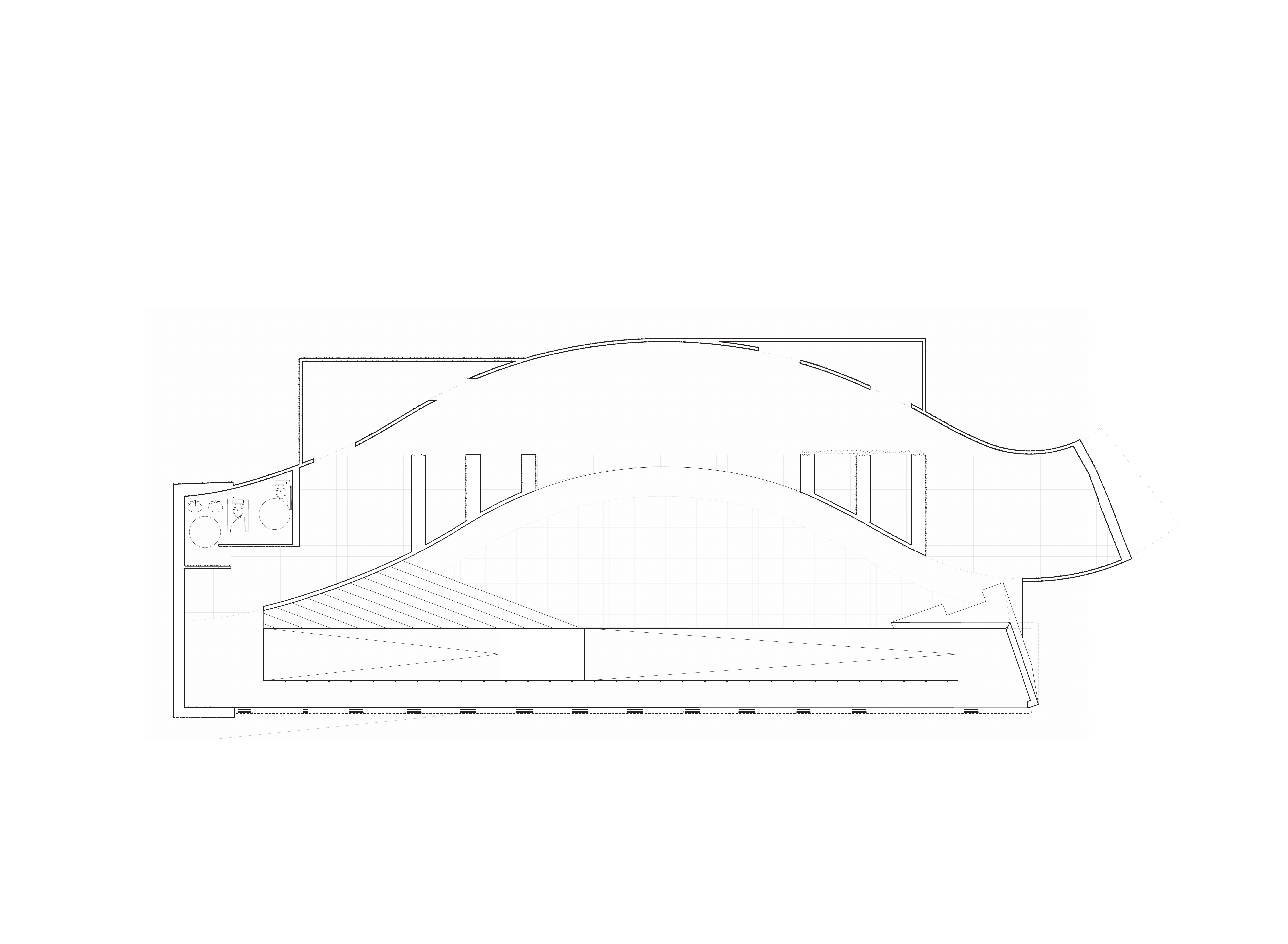 Grid study drawing, section